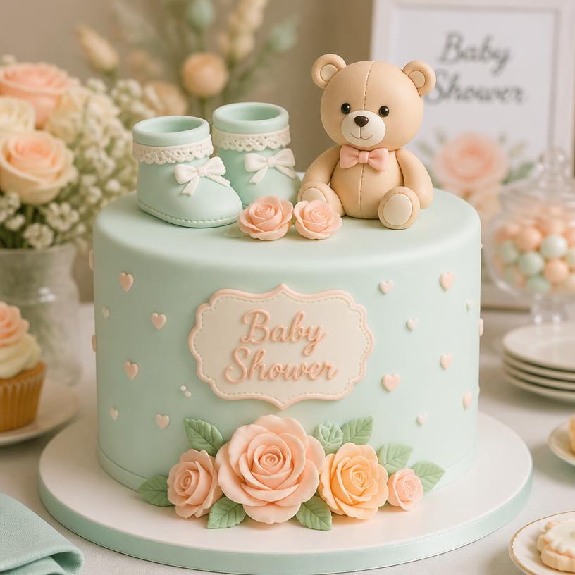 Baby Shower custom cake