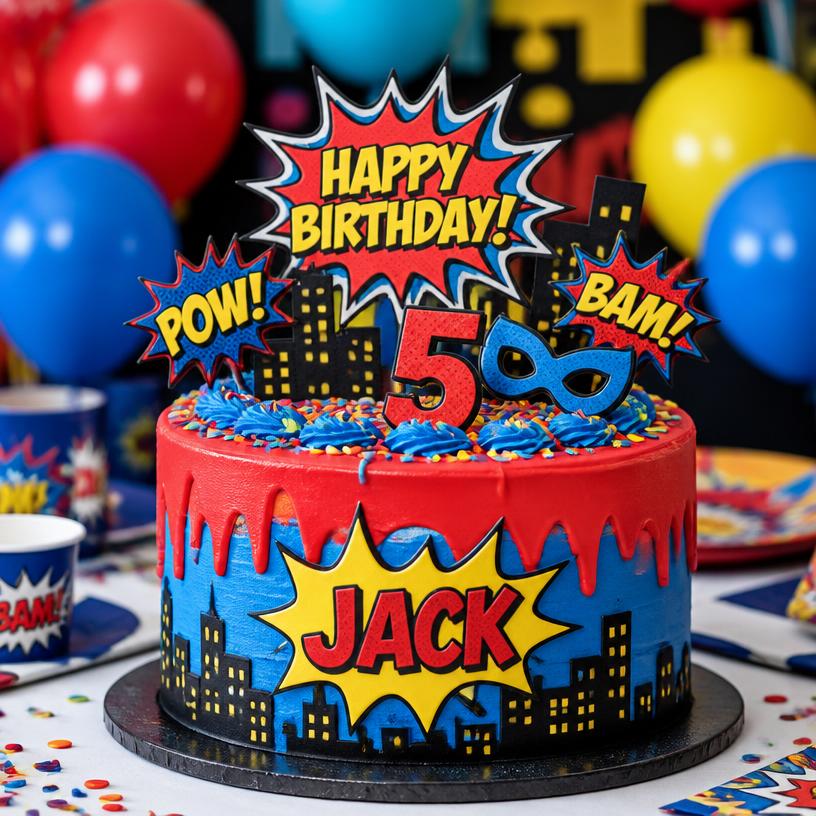 Birthday custom cake