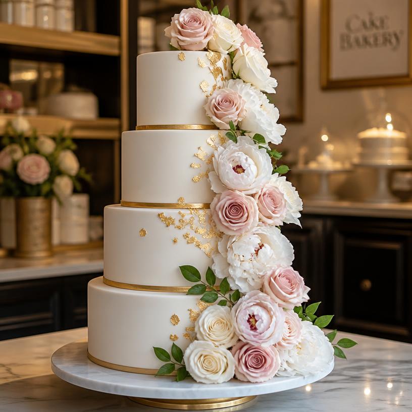 Wedding custom cake